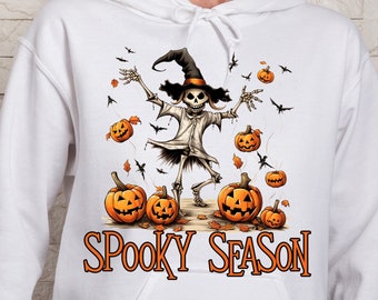 Halloween Skeleton Png, Spooky Halloween Png, Halloween Shirt Png, Spooky Season Png, Spooky Vibes Png, Sublimation Design, Digital Download