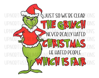 Grnic Never Hated Christmas Png, Christmas Png, Christmas Seaon Png, Sublimation Design, Grnc Png, Commercial Personal Use