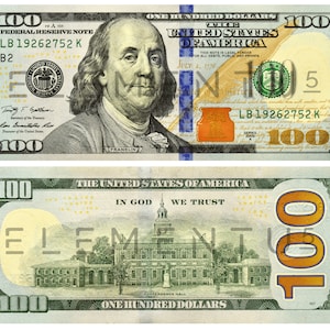 Pôster de 100 dólares, arte de parede de 100 dólares, arte de dólar, impressão de arte de 100 dólares, presente para homens, arte pop, decoração de parede contemporânea, escritório doméstico
