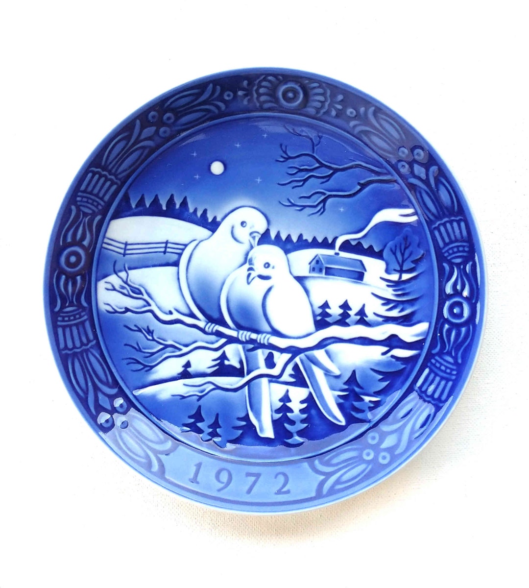 Jensen Christmas Plate Etsy