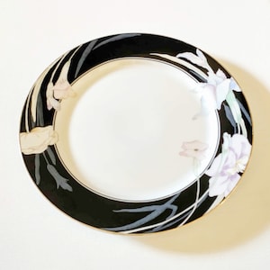 Mikasa Charisma Black Dinner plates, soup bowls, salad plates, cups and saucers