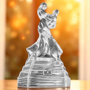 RCR Lead Crystal, Dancing Couple, Tango Piombo figurine