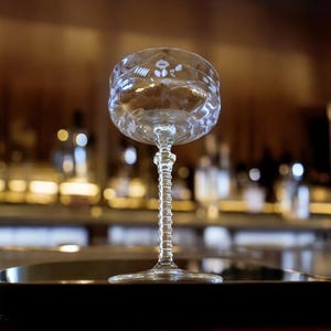 Libby Rock Sharpe romance cut champagne sherbets (set of four).