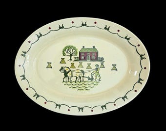 Metlox Poppytrail Homestead Provincial Oval Serving Platter