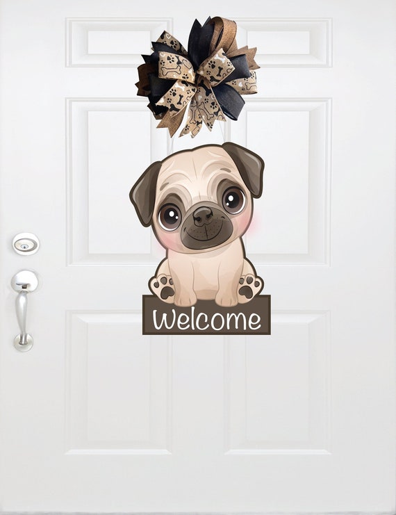 Pug Door sign Pug Door sign