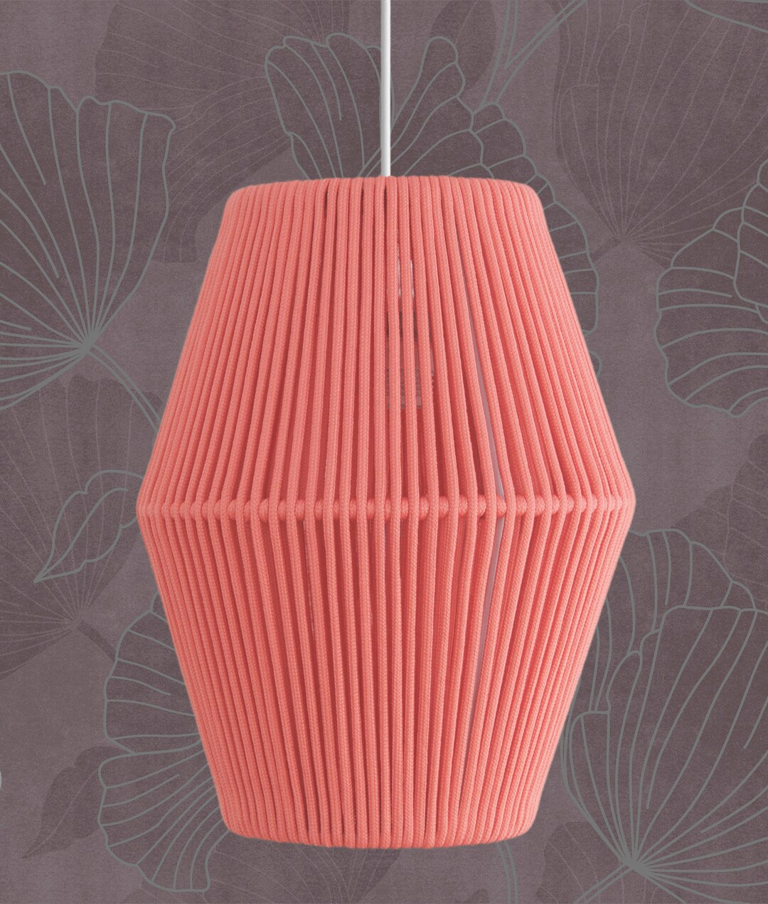 Pendant Rope Ceiling Modern Handcrafted Rope Ceiling Pendant Lamp - Contemporary Style. Made ...
