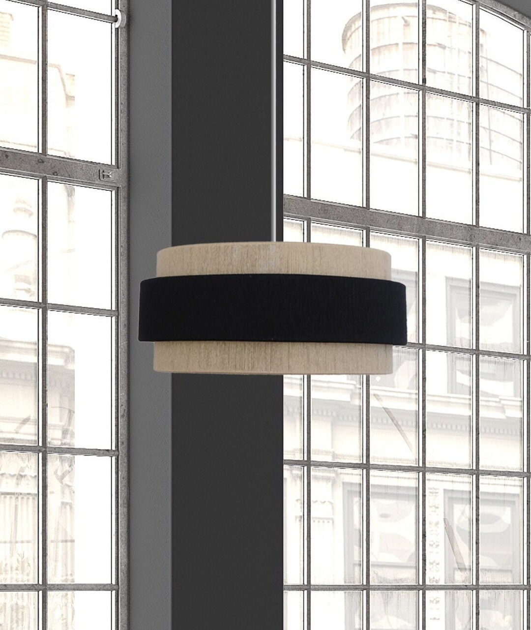 Modern Bamboo Thread Pendant Lamp. Contemporary Style. Made by Really ...