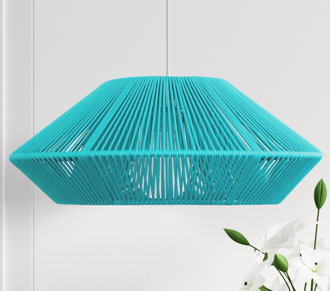 Pendant Rope Ceiling Modern Handcrafted Rope Ceiling Pendant Lamp - Contemporary Style. Made ...