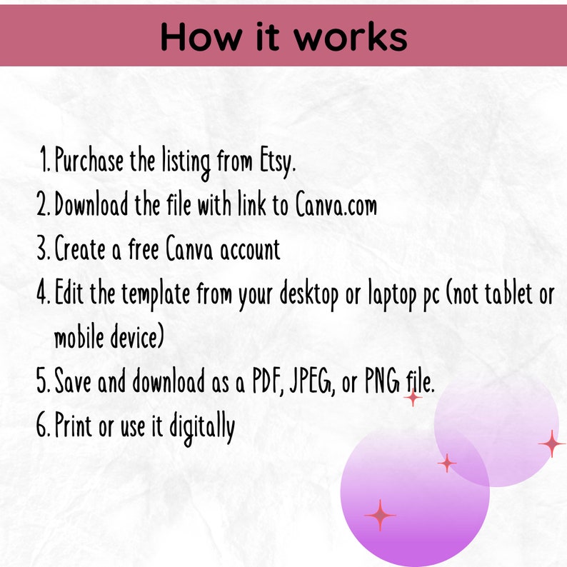 Editable Order Form Template, Printable Small Business Order Form