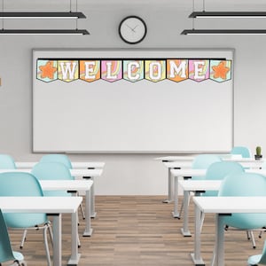 Letter Patches Welcome Banner Kit