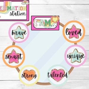 Buchstabe Aufnäher Affirmation Station
