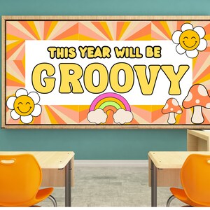 Groovy Year Bulletin Board Kit