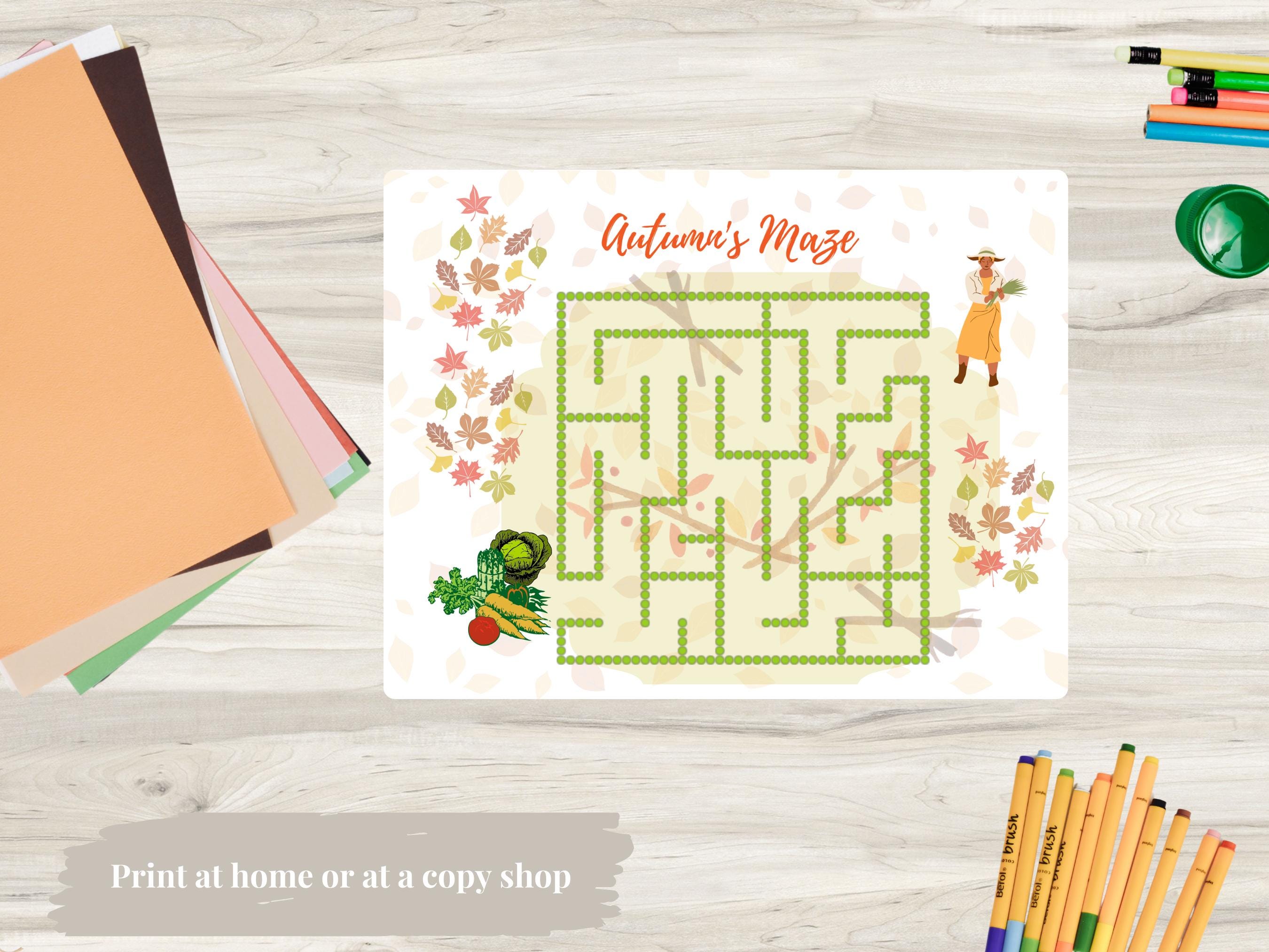 Autumn Busy Book | 18 Printable Activities for Kids | Fall Learning ...