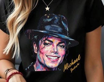 Michael Jackson Retro Pop Art PNG Bundle | 5 Music Shirt Designs (Digital Download)