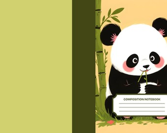 Cover five Panda Notebook Printable Pack