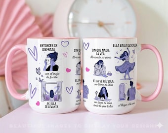 Emotional Woman Tumbler Wrap PNG, Self-Love Healing Phrases (20oz Skinny Tumbler Design)