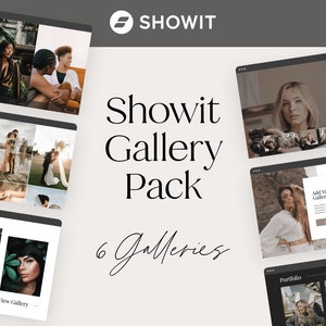 Showit Website Gallery Template: Photo & Design (PDF)
