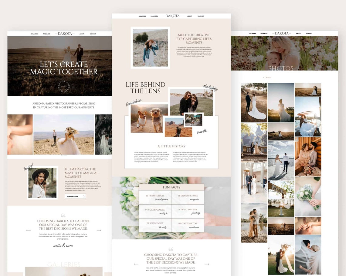 Premium Showit Website Template, Website Templates Photography, Showit Premium Showit Website Template, Website Templates Photography, Showit