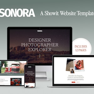 Showit Website Template, Photographer website template, Showit Website Template for Photographer, Showit Website Design, Boho Showit Design