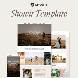 Premium Showit Website Template, website templates photography, Showit Website Template for Photographer, Showit Website, Wedding Planner