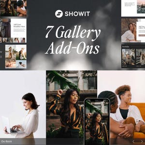 Add-on Showit Gallery Canvas: modello di sito web per fotografi (PDF)