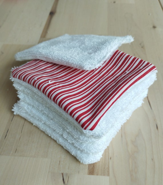 Waschbare Abschminktcher aus Bambus / Waschbare und wiederverwendbare  Baumwollquadrate - Etsy.de