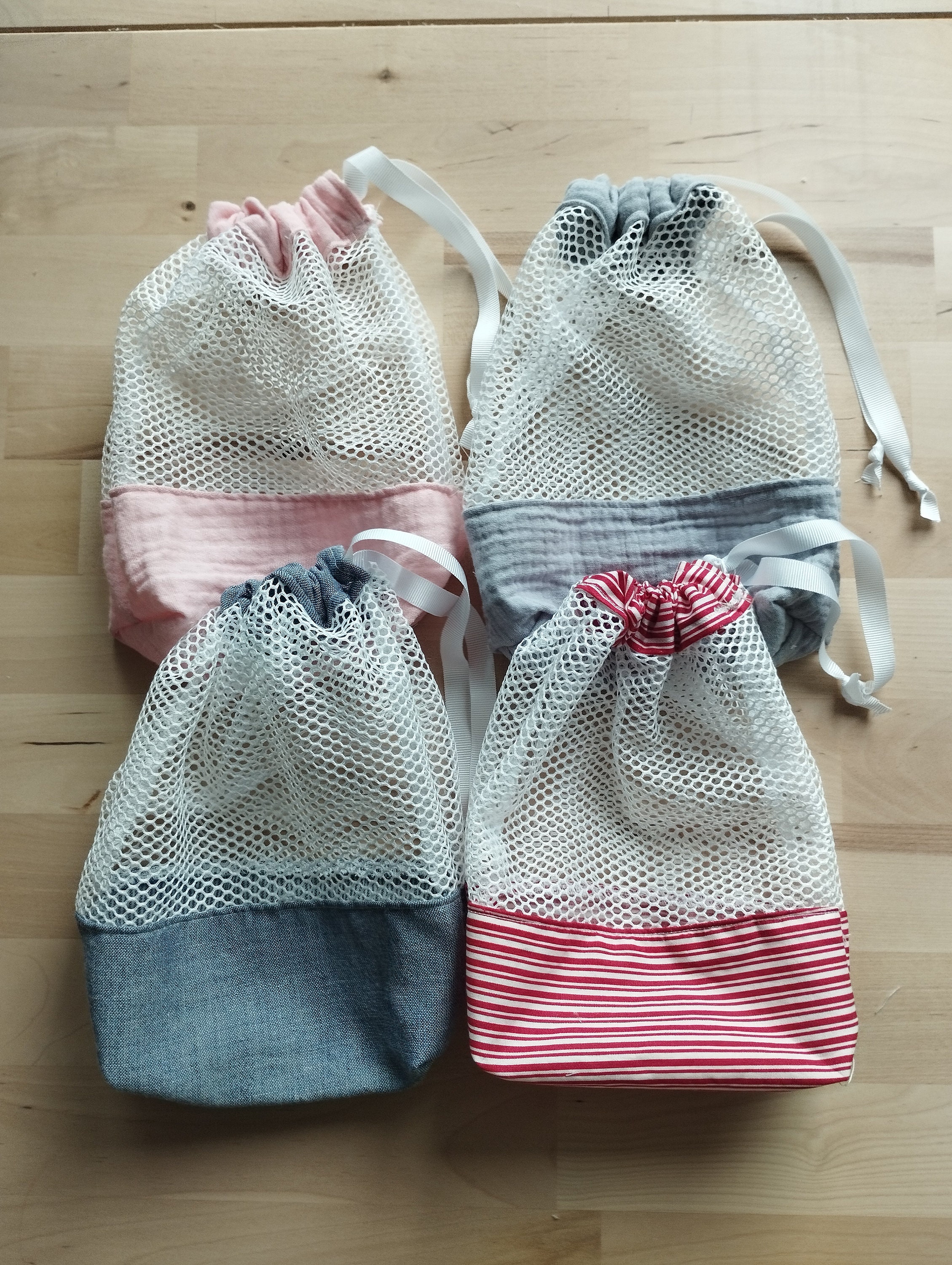 1 filet de lavage zippé - filet à linge pour lingettes, serviettes,  chaussettes