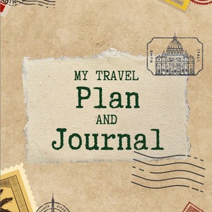 Reiseplan und Journal Printable Booklet
