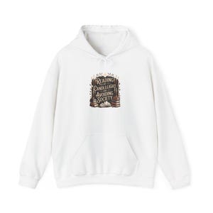 Reading, Candlelight, Avoiding Society Hoodie | Booklover Graphic Sweatshirt