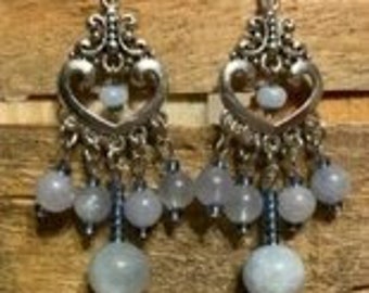 Aquamarine Chandelier Earrings Blue Crystal Earrings Aquamarine Earrings Big Earrings Big Jewelry for Women Large Dangle Earrings Jewelry