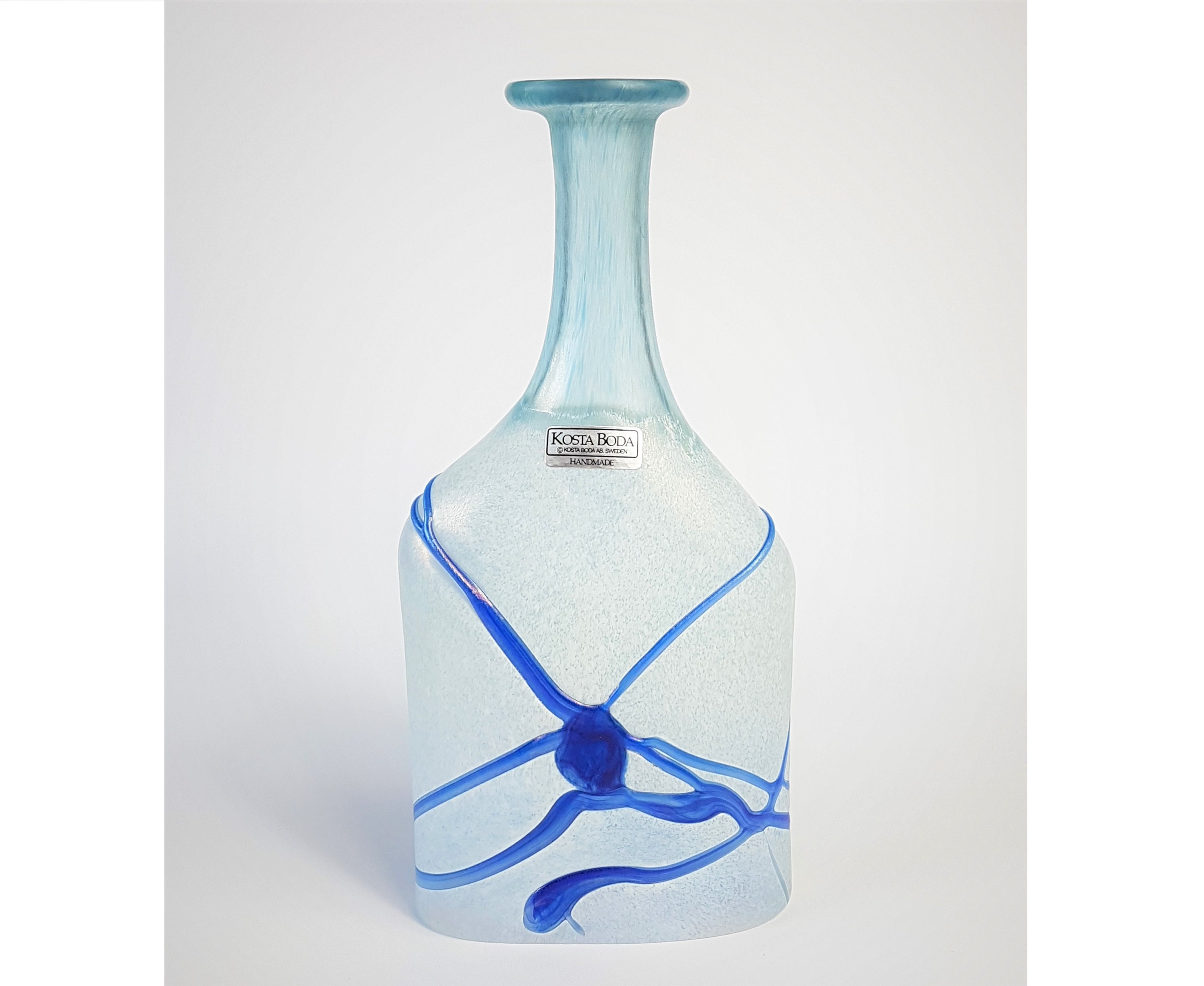 Kosta Boda 花瓶 花びん　B. Vallien Bertil Vallien's Galaxy Blue Vase by KOSTA BODA