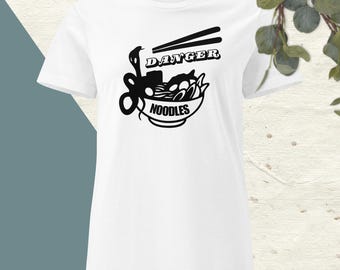 Women’s basic softstyle danger noodles t-shirt, reptile tshirt, cobra design, reptile keeper shirt, snake mom, mother of snakes
