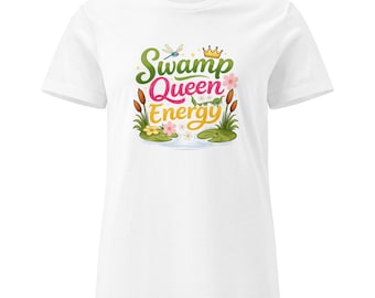 Swamp Queen Energy Tee Lustiges südästhetisches T-Shirt Feral Girl Sommer Vibes