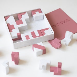 Montessori Shape Puzzle | STL file 3D print | Mind Games | Digital Download  | Educational toy