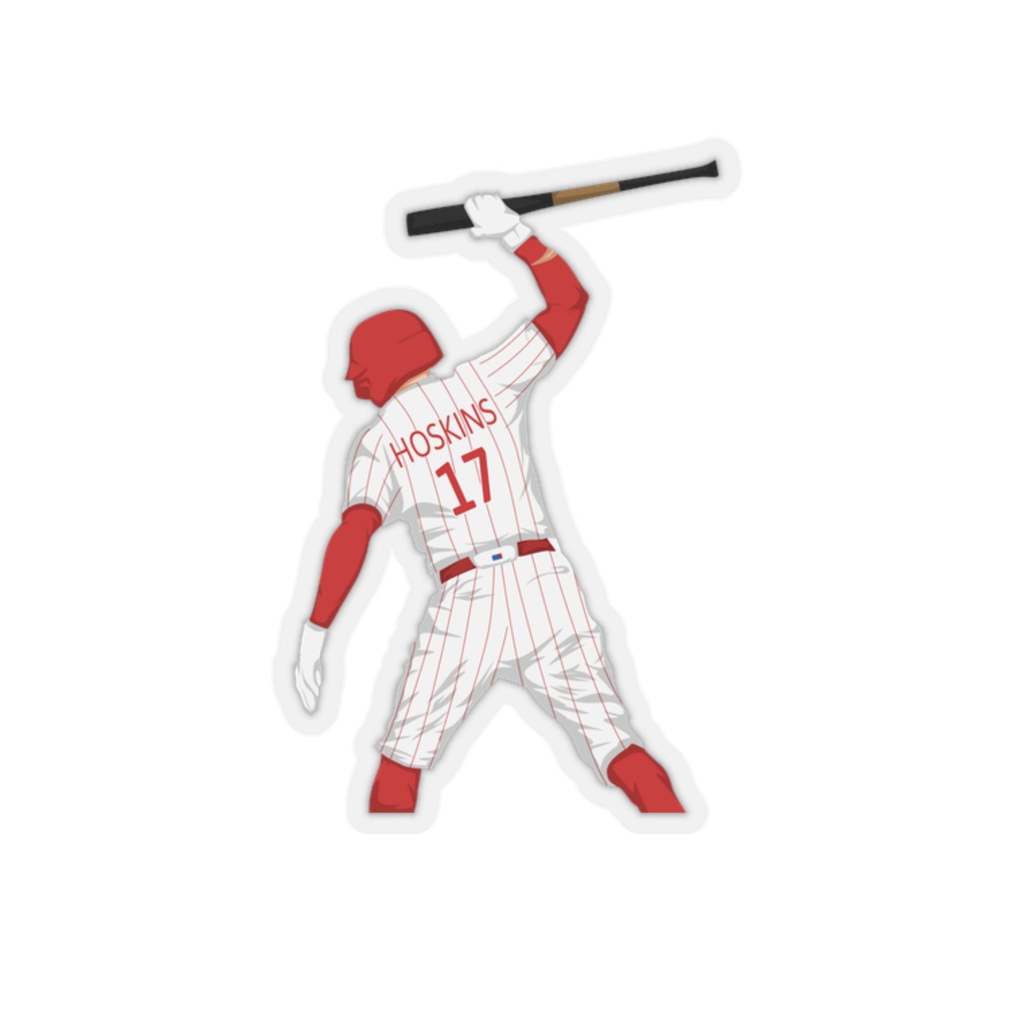 Philadelphia Phillies Sticker Rhys Hoskins Bat Slam Sticker 