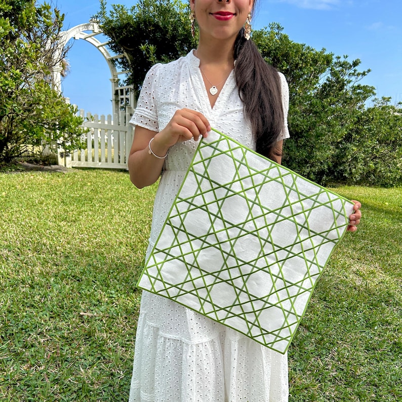TheFloridaCollection Linen Dinner Napkin - Thumbnail 3