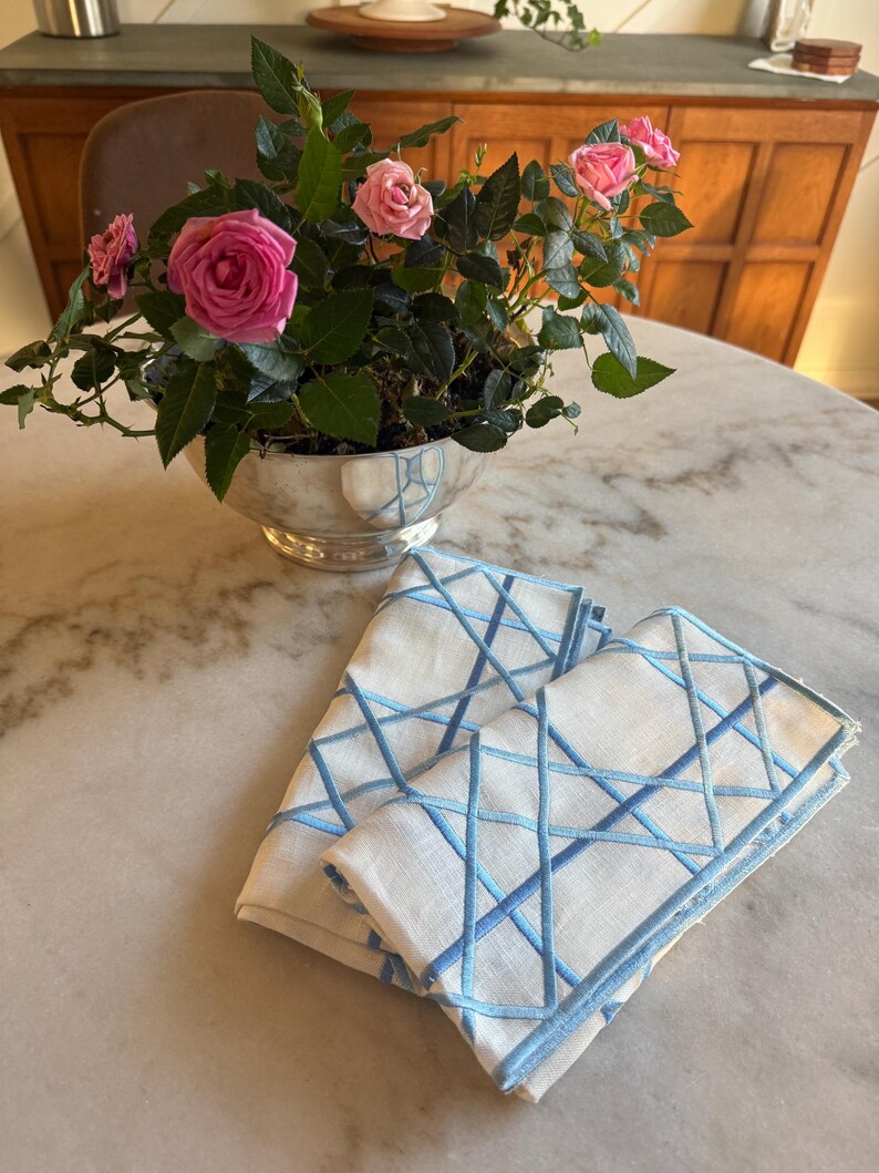 TheFloridaCollection Linen Dinner Napkin - Thumbnail 2