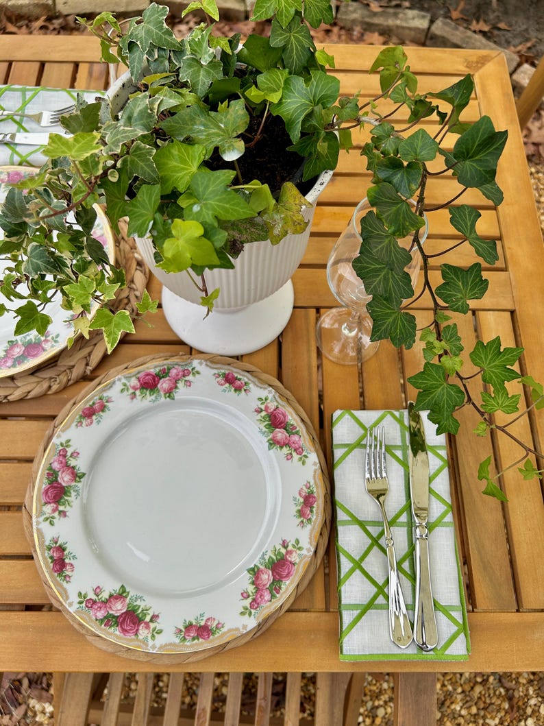 TheFloridaCollection Linen Dinner Napkin - Thumbnail 4