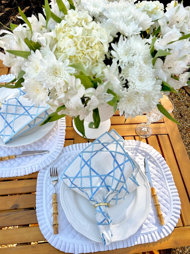 TheFloridaCollection Linen Dinner Napkin - Thumbnail 4
