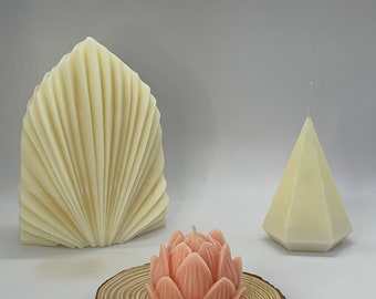 Decor Candle | Lotus Candle | Candle Science | Aromathepary Candle | Meditation Candle | Bee Wax | Soy Wax