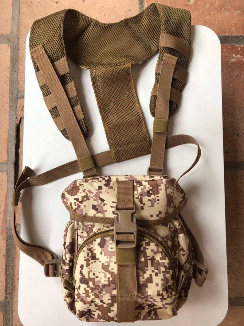 Binocular Harness Chest Backpack for Men and Women for Hunting and