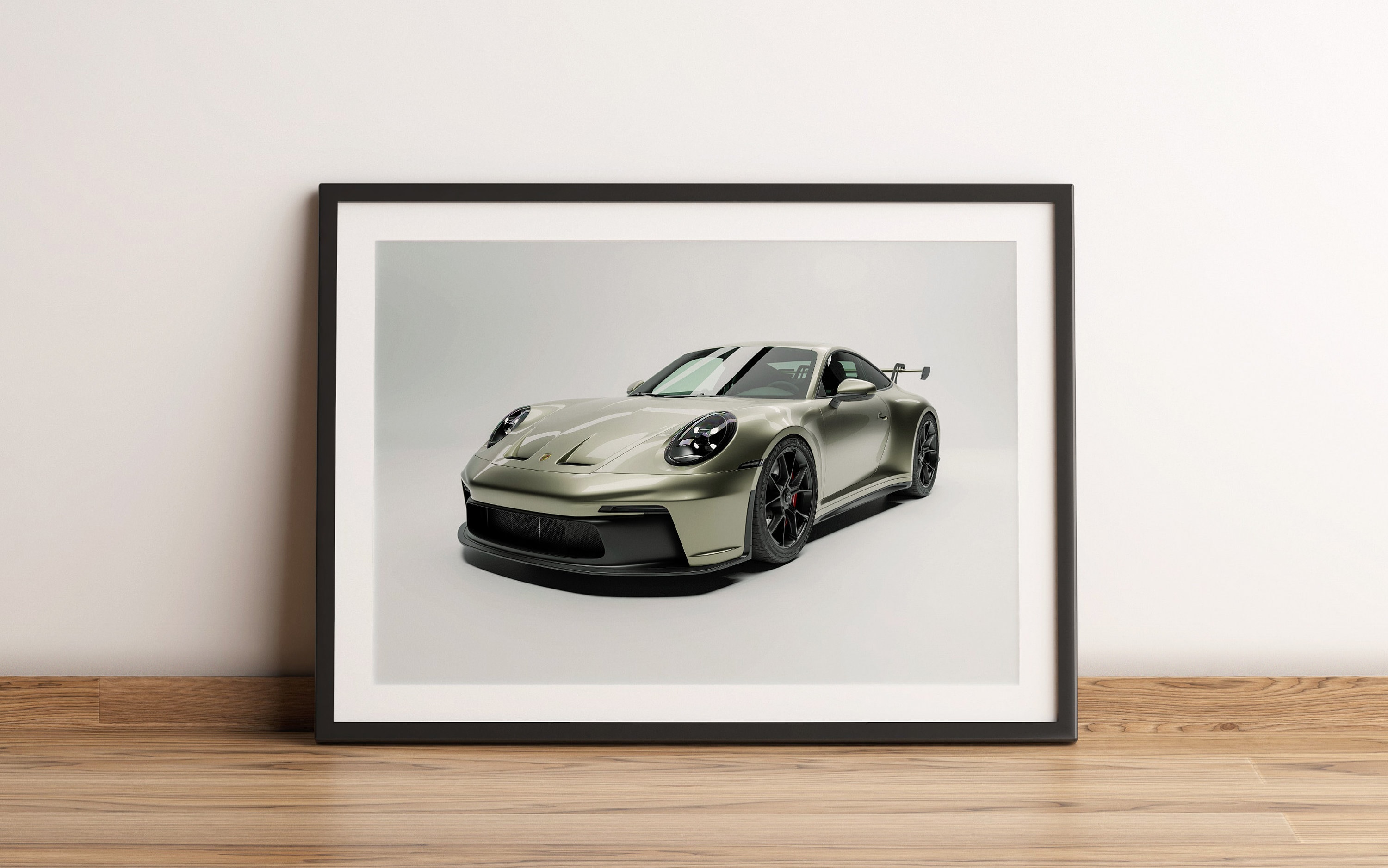 ゆなページ Porsche 911 (992) GT3 Poster Studio Millennium Jade - Etsy