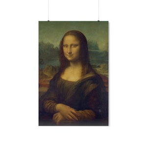 Mona Lisa Art Print, Leonardo Da Vinci, Renaissance, ROLLED