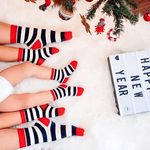 Gleiche socken für die ganze familie weihnachten Clearance
