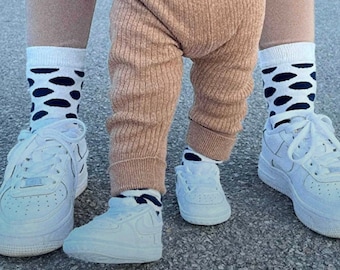MAMA BABY FAMILY SOKKEN, partnerlook sokken voor moeder en dochter, eerste Moederdagcadeau, cadeau-idee voor eerste Moederdag