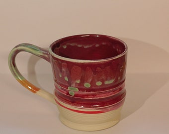 12 oz Handmade Porcelain Mug