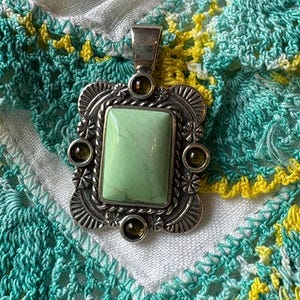 【Carolyn Pollack 】ヴィンテージ　リキッドシルバー　ネックレス Lovely Carolyn Pollack Turquoise/Malachite 925 50 Strand