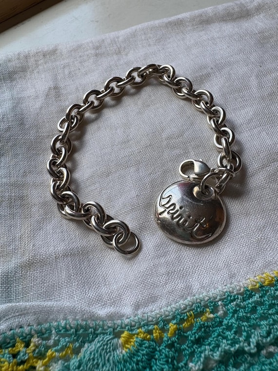 RLM Studios Spirit Bracelet Sterling Silver, Vintage Robert Lee Morris Designer Jewelry, Modernist Silver Statement Bracelet, Collectible