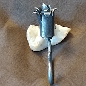 Hand forged Rose hook