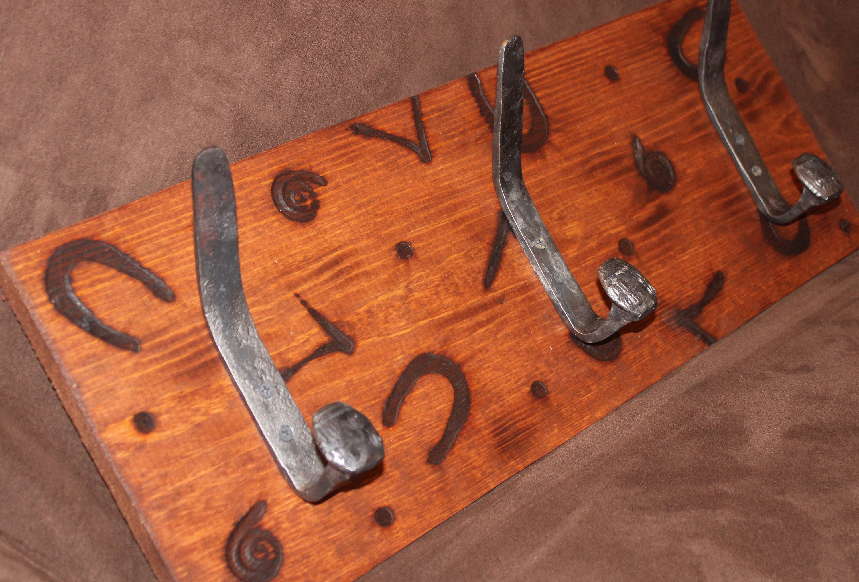 Coat Rack Rail Road Spike Etsy